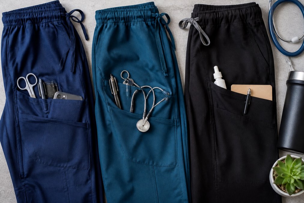 Scrubs with Secure Deep Pockets: 3 Options That Work